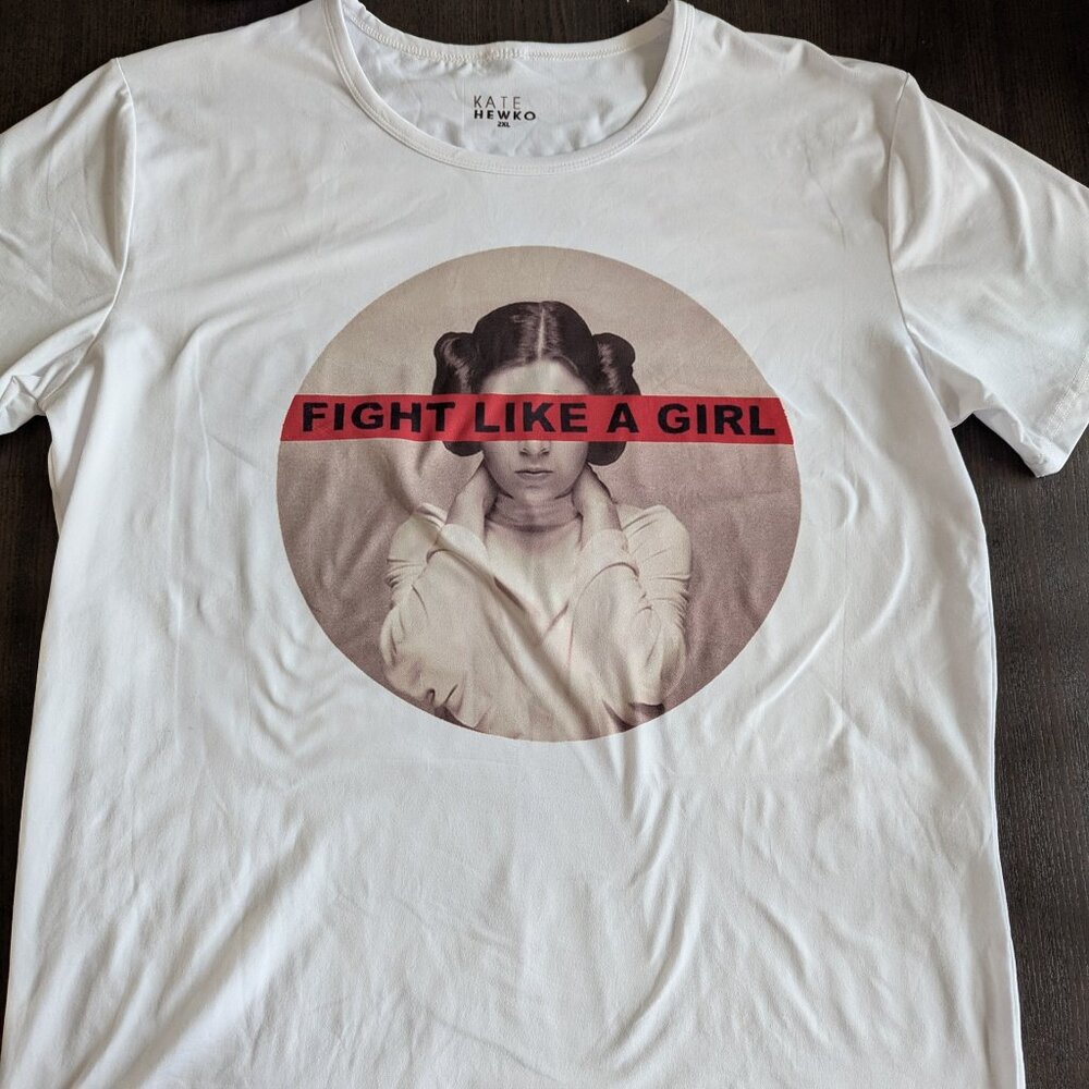 Kate Hewko Fight Like a Girl Graphic Tee